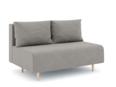 Дизайнерские диваны для гостиной, Диван прямой нераскладной Милли мини 2-х  местный без подлокотников, велюр