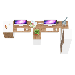 Мебель для домашнего кабинета для двоих Лидер-8