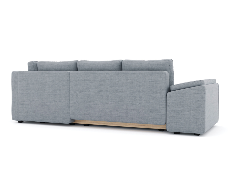 Диваны угловые в гостиную, Диван-кровать угловой Хавьер 1 ПБ еврокнижка, рогожка Люкс