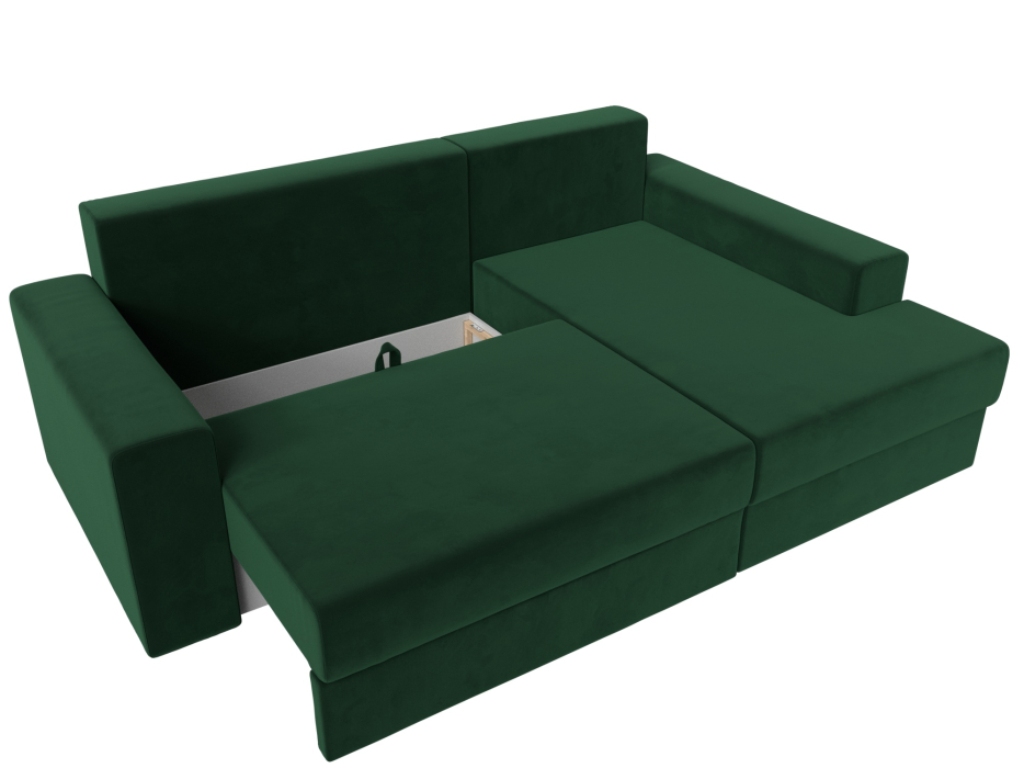 Диваны угловые в гостиную, Угловой диван Майами правый угол, велюр