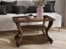 Журнальные столики на колесах, Стол журнальный Маэстро СЖС-02 со стеклом