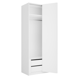 Шкаф складной Е1 Локер ("Гармошка" с системой Push to Move/Правый)101х52,5х220 см, с модулем