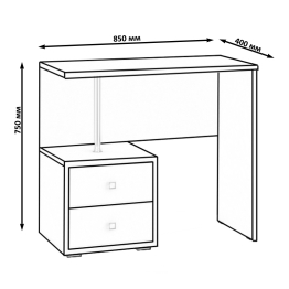 Стол косметический Камелия