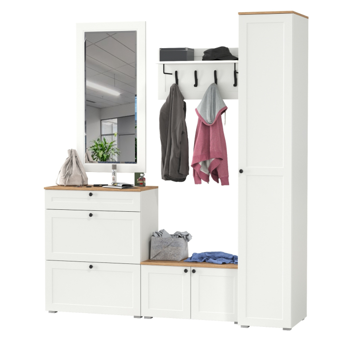 Прихожие, Набор мебели в прихожую Остин № 45