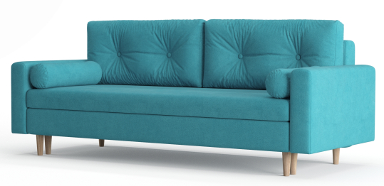 Диван-кровать Таврида, пружинный блок, велюр