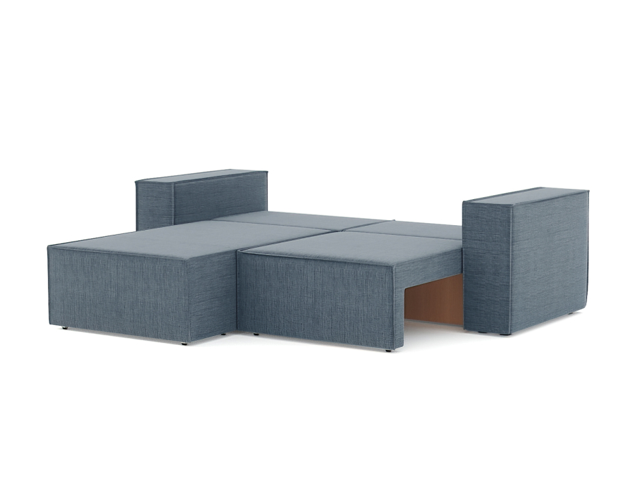 Диваны угловые в гостиную, Диван-кровать угловой Лофт, рогожка