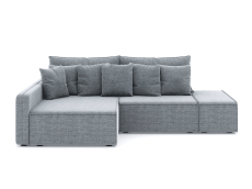 Диваны угловые в гостиную, Диван-кровать угловой Портленд еврокнижка НПБ, рогожка Дрим