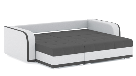 Диван-кровать угловой Генри еврокнижка, велюр+кож.зам