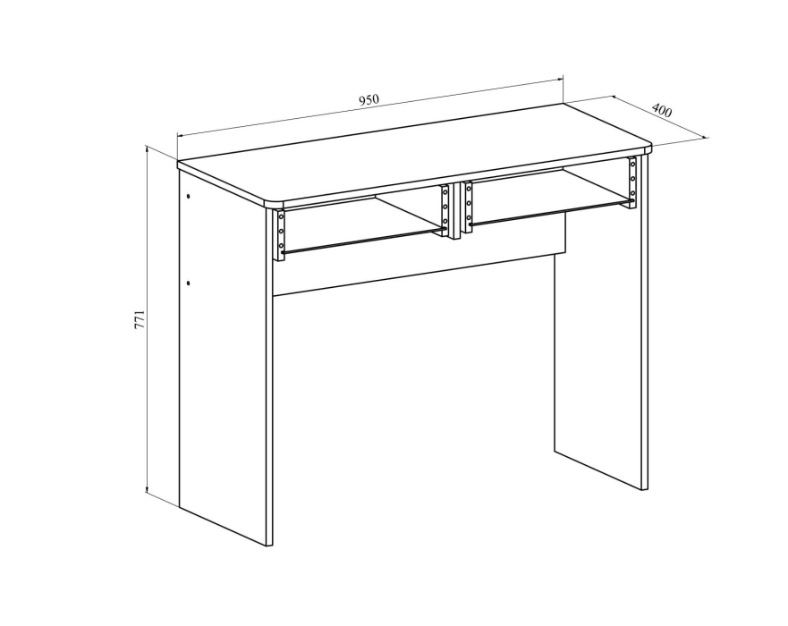 Туалетные столики, Стол туалетный ТС-25К