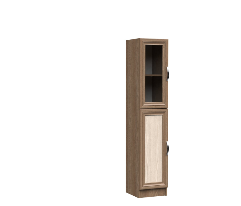 Со стеклянными дверями, Шкаф ШК-1/7-1500