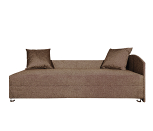 Кровать тахта односпальная 80, правый угол, рогожка