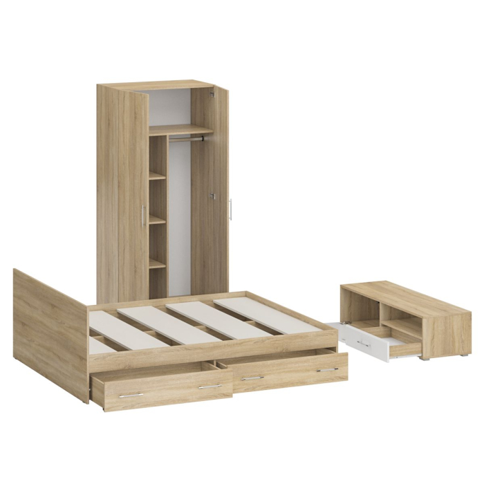 Спальные гарнитуры, Спальня Стандарт № 3 с кроватью 1600 с ящиками