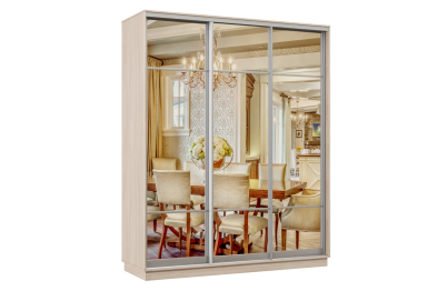 Шкаф-купе Премьер Лайт 22 (11;11;11) трехдверный