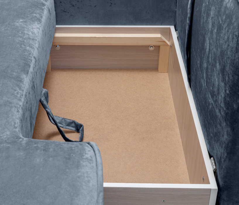 Диваны еврокнижки, Диван угловой "Бали"со спальным местом, микровелюр