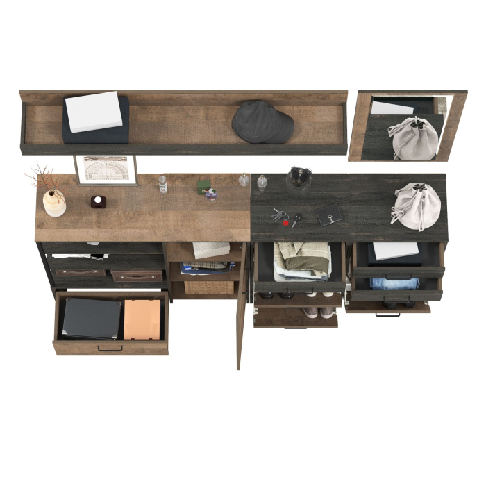 Прихожие, Мебель для прихожей Трувор № 177 с навесной полкой