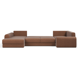 Угловой диван Модерно П-образный, рогожка