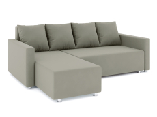 Диваны угловые в гостиную, Диван-кровать угловой Челси еврокнижка, велюр