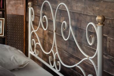 Кованая кровать Верона 1.6 с двумя спинками