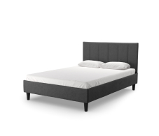 Кровати 140 см, Кровать Джейн 140х200 с кроватным основанием, велюр