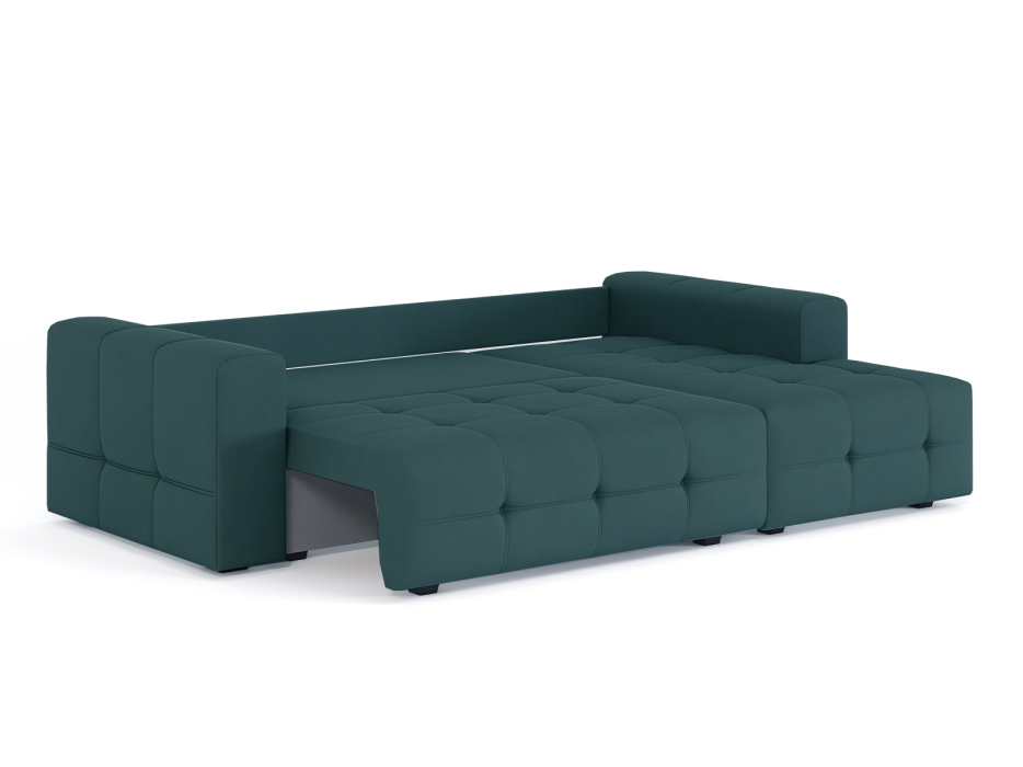 Диваны угловые в гостиную, Диван-кровать угловой Прадо, еврокнижка, велюр