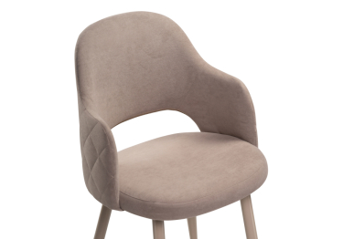 Стул Гутрид ромбы сзади (Капучино)