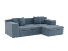 Диваны угловые в гостиную, Диван угловой Чикаго без механизма, рогожка