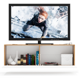 Подвесная ТВ-тумба РВК-1500