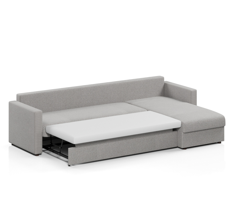 Диваны угловые, Диван-кровать угловой Дублин дельфин,велюр