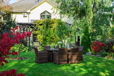 Обеденный комплект FIONA из искусственного ротанга