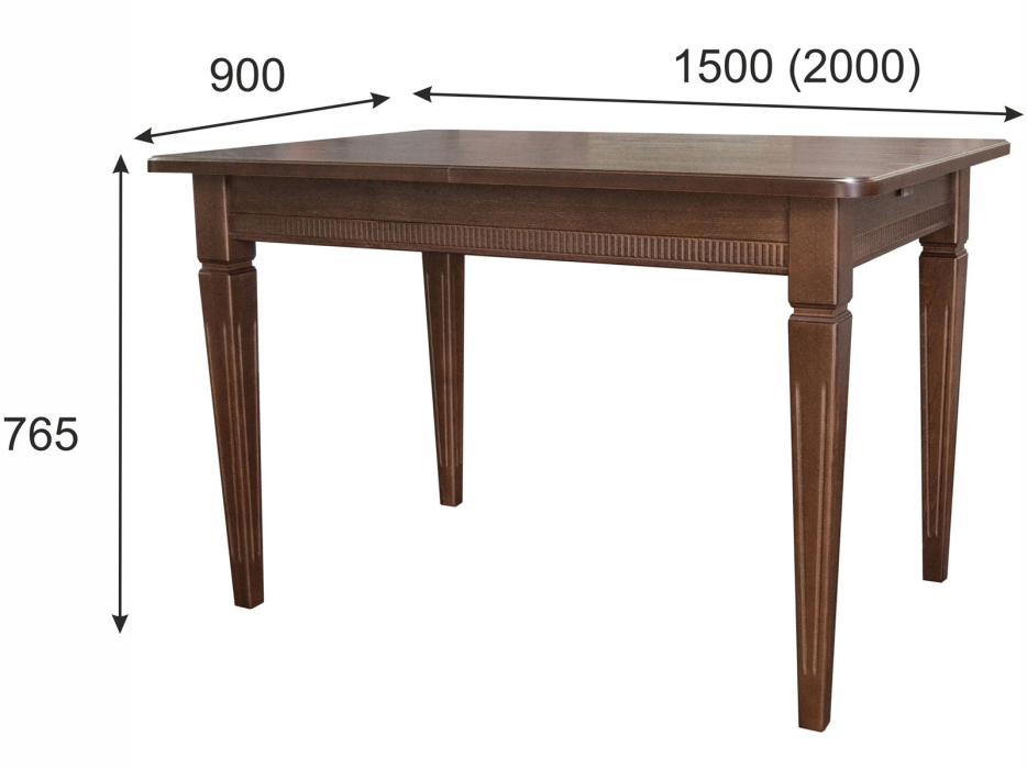 Обеденные столы, Стол обеденный Мебелик Васко В 87Н