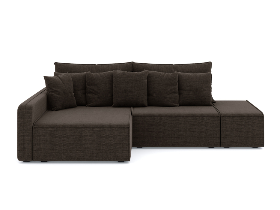 Диваны угловые в гостиную, Диван-кровать угловой Портленд еврокнижка НПБ, рогожка Дрим