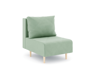 Кресло для отдыха Милли без подлокотников, велюр