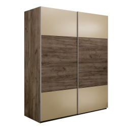 Шкаф-купе Эста 2-х дверный ДСП/Стекла фисташка/Доводчик 160х66х240