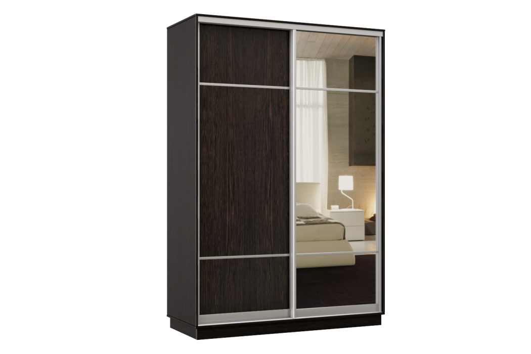 Шкафы-купе, Шкаф-купе Премьер Лайт 03 Мини (08;11) двухдверный