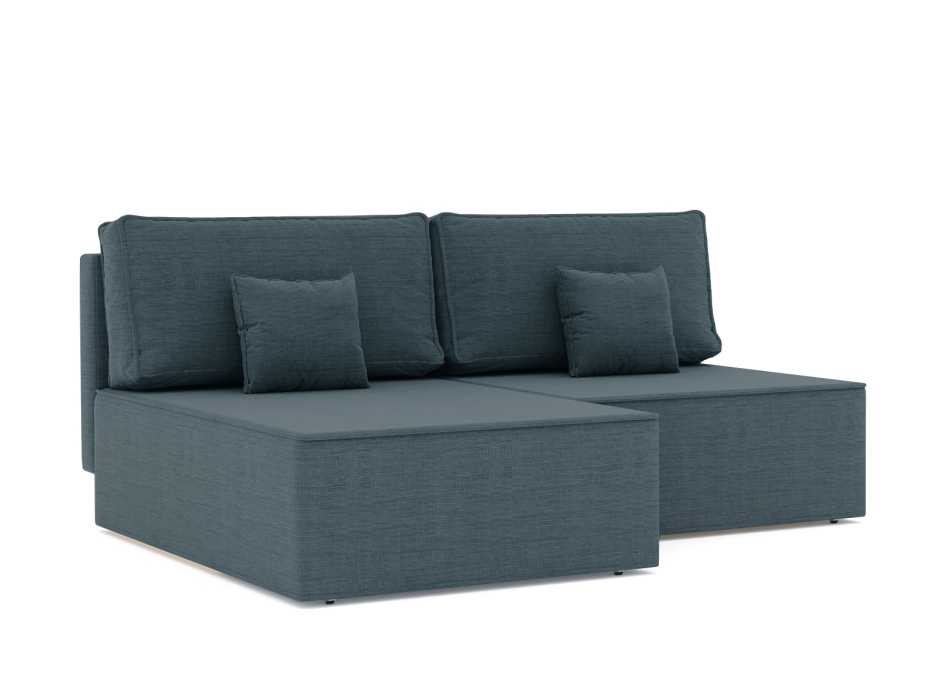 Диваны угловые в гостиную, Диван-кровать угловой еврокнижка Блюм Некст, рогожка Люкс