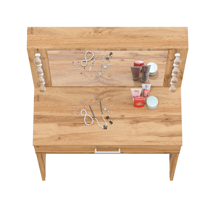 С зеркалом, Столик косметический с подсветкой СТ-4