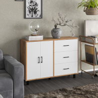 Комоды, Комод-тумба две дверки и три ящика РВК 123-1204