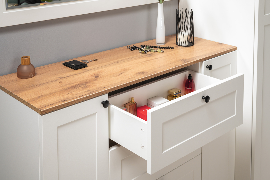 Прихожие, Мебель для прихожей Остин № 56 с вешалкой и зеркалом