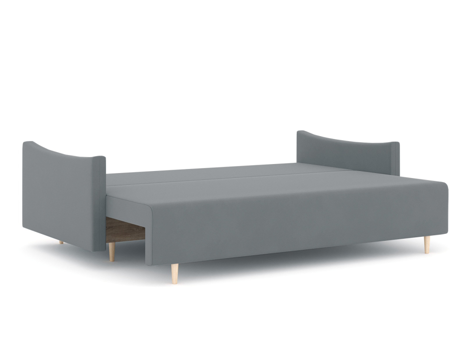 Диваны еврокнижки, Диван-кровать еврокнижка Смайл с подлокотниками, велюр