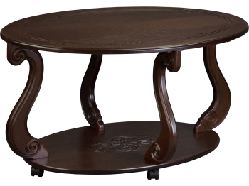 Стол журнальный Мебелик Овация (М) на колесах