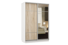 Шкафы-купе, Шкаф-купе Премьер Лайт 02 Мини (08;11) двухдверный