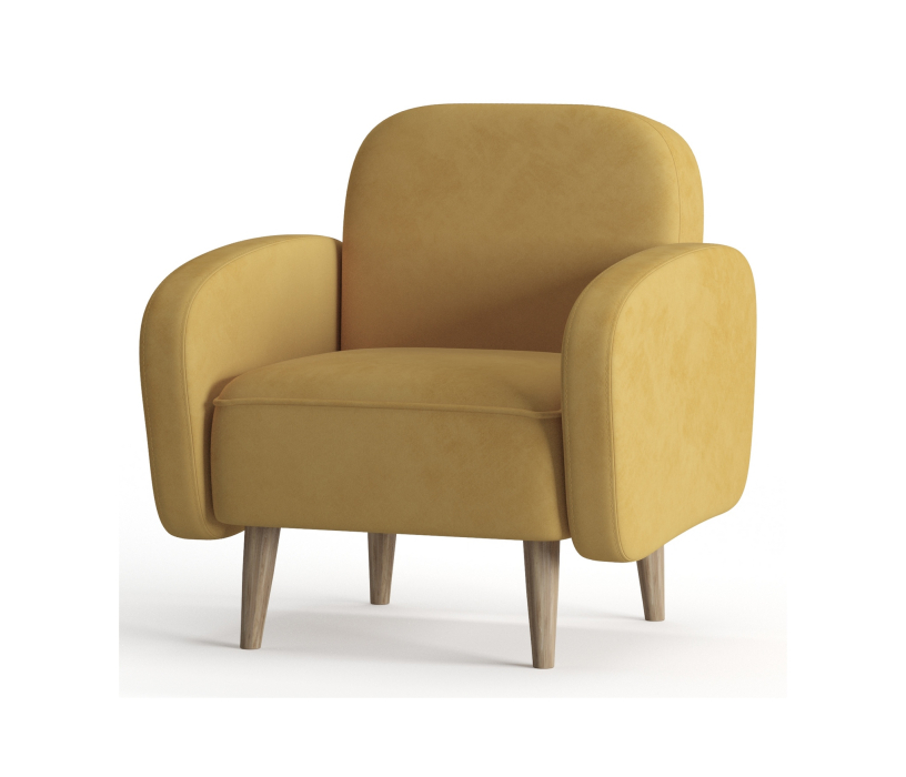 Кресло для отдыха, Кресло Бризби, Велюр